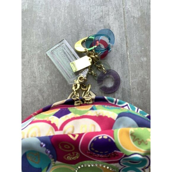 COACH Limited Edition Poppy Pop C Multi Collectible Backpack Book Bag RARE! NEW main image 8